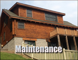  South Lebanon, Ohio Log Home Maintenance